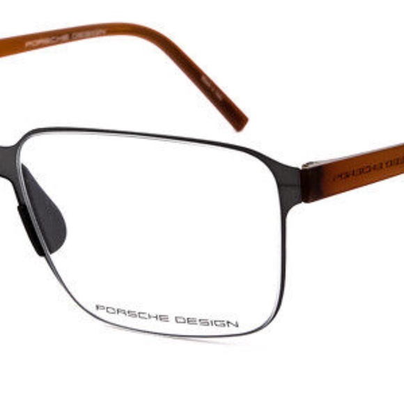 Porsche Design Frame - P'8313-C Brown Rx Eyeglasses 57-15-145 - Picture 4 of 6